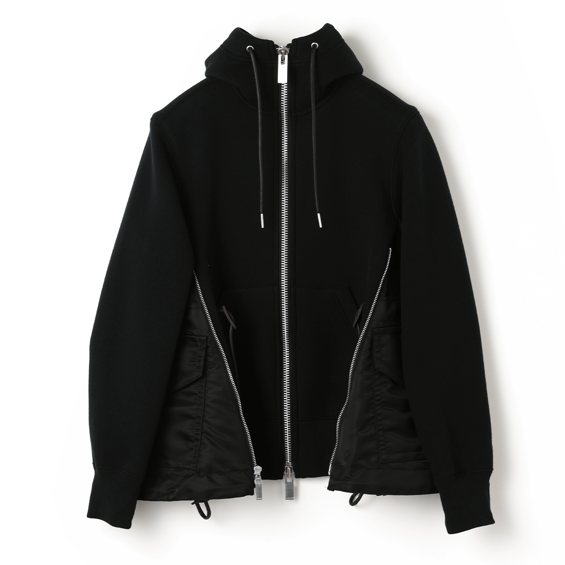 SACAI＜サカイ＞ コンビネーション ジップアップパーカー