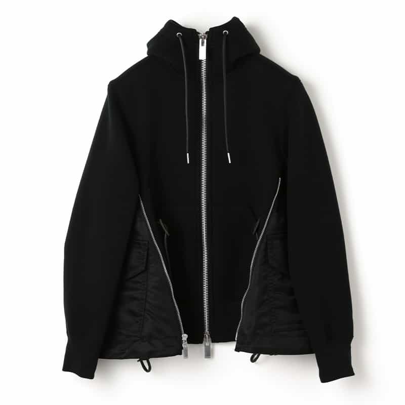 SACAI＜サカイ＞ コンビネーション ジップアップパーカー