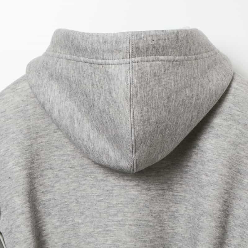SACAI SACAI＜サカイ＞ コンビネーション ジップアップパーカー LIGHT GRAY