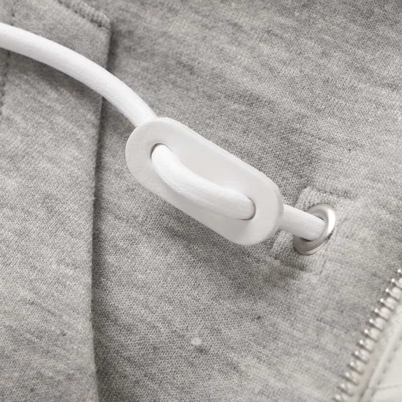 SACAI SACAI＜サカイ＞ コンビネーション ジップアップパーカー LIGHT GRAY