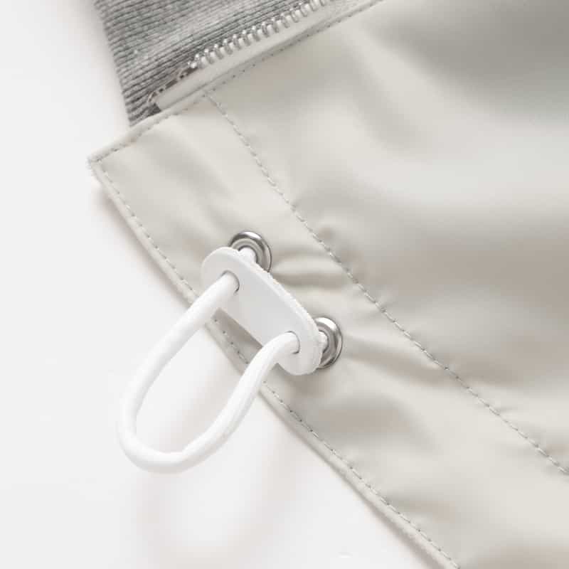 SACAI SACAI＜サカイ＞ コンビネーション ジップアップパーカー LIGHT GRAY