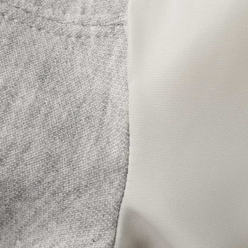 SACAI SACAI＜サカイ＞ コンビネーション ジップアップパーカー LIGHT GRAY