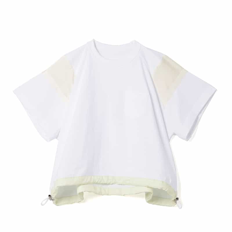 SACAI＜サカイ＞ドローコード付き コンビネーションカットソー