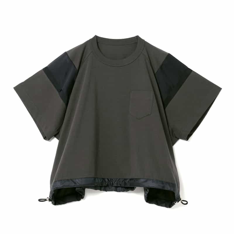 SACAI＜サカイ＞ドローコード付き コンビネーションカットソー