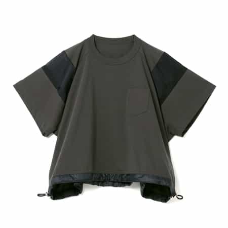 SACAI＜サカイ＞ドローコード付き コンビネーションカットソー