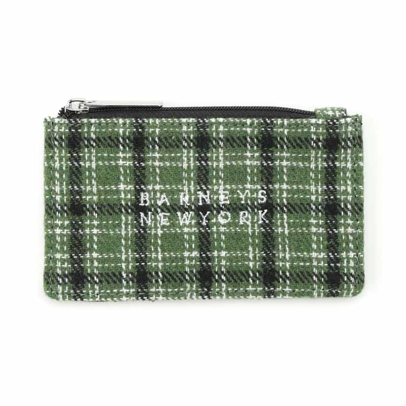 BARNEYS NEW YORK オンラインストア限定チョコレート入りポーチ （チェック柄／GREEN） GREEN