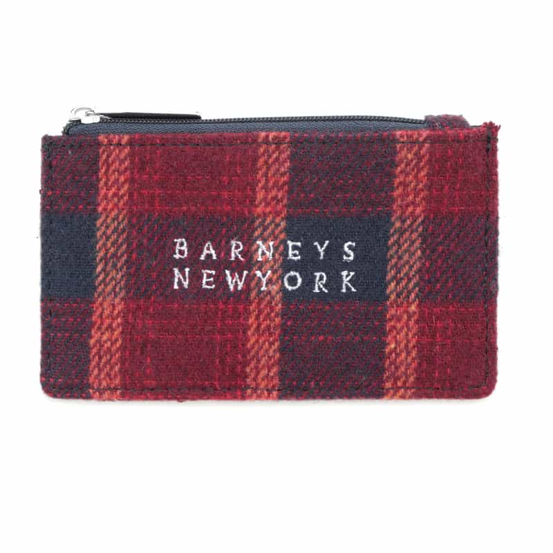 BARNEYS NEW YORK オンラインストア限定チョコレート入りポーチ （チェック柄／RED） RED
