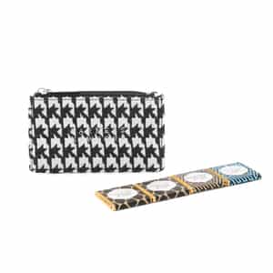 オンラインストア限定チョコレート入りポーチ （千鳥格子柄／WHITE）