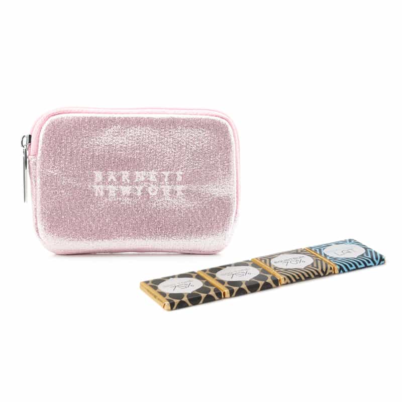 BARNEYS NEW YORK チョコレート入りポーチ (ラメ柄／PINK) LT PINK
