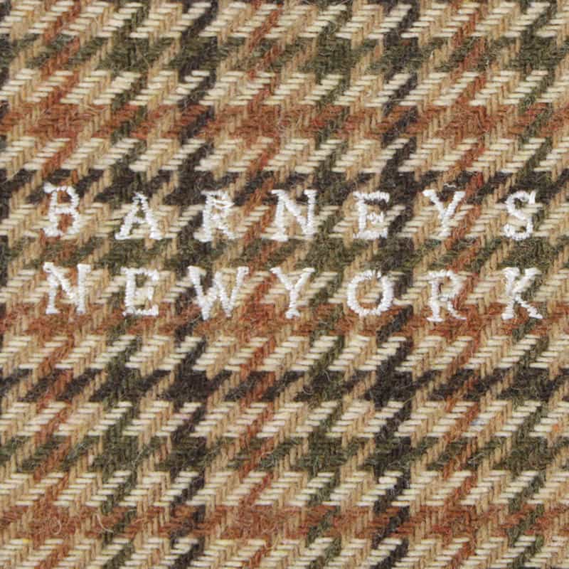 BARNEYS NEW YORK チョコレート入りポーチ (ミニチェック柄／BROWN) BROWN