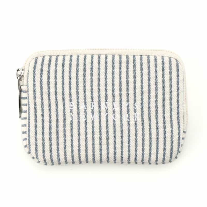 BARNEYS NEW YORK チョコレート入りポーチ (ストライプ柄／BLUE) BLUE