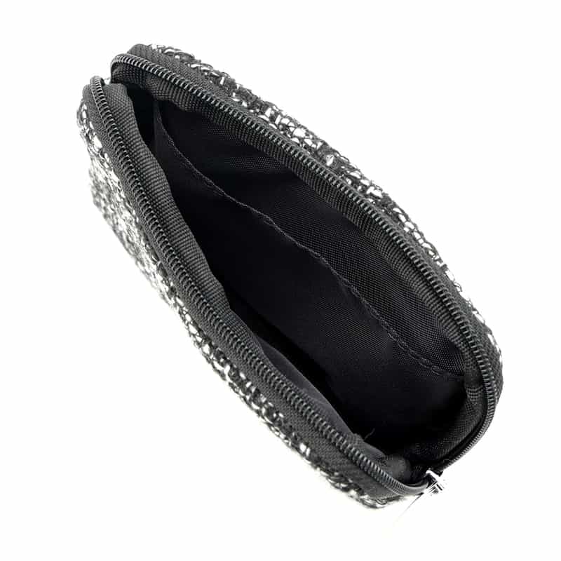 BARNEYS NEW YORK チョコレート入りポーチ (ツイード柄／BLACK) BLACK