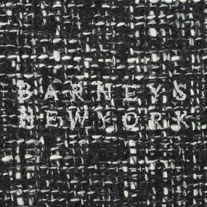 BARNEYS NEW YORK チョコレート入りポーチ (ツイード柄／BLACK) BLACK