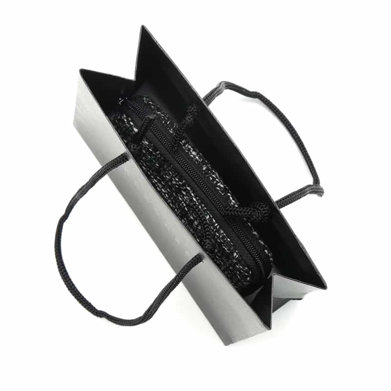 BARNEYS NEW YORK チョコレート入りポーチ (ツイード柄／BLACK) BLACK