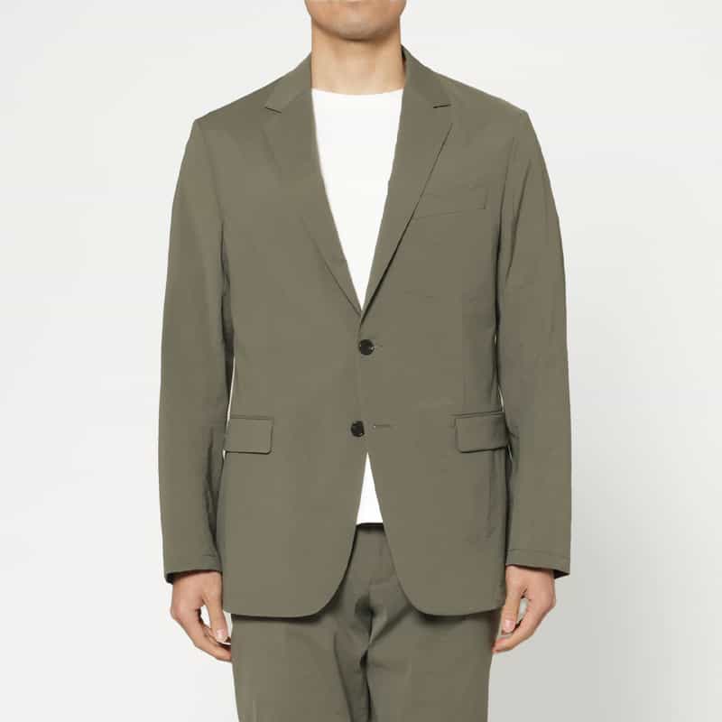 BARNEYS NEW YORK セットアップ ストレッチテーラードジャケット LIGHT GRAY