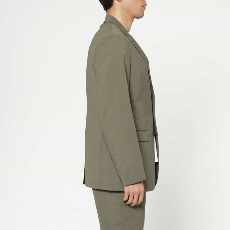 BARNEYS NEW YORK セットアップ ストレッチテーラードジャケット LIGHT GRAY