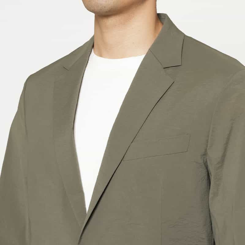 BARNEYS NEW YORK セットアップ ストレッチテーラードジャケット LIGHT GRAY