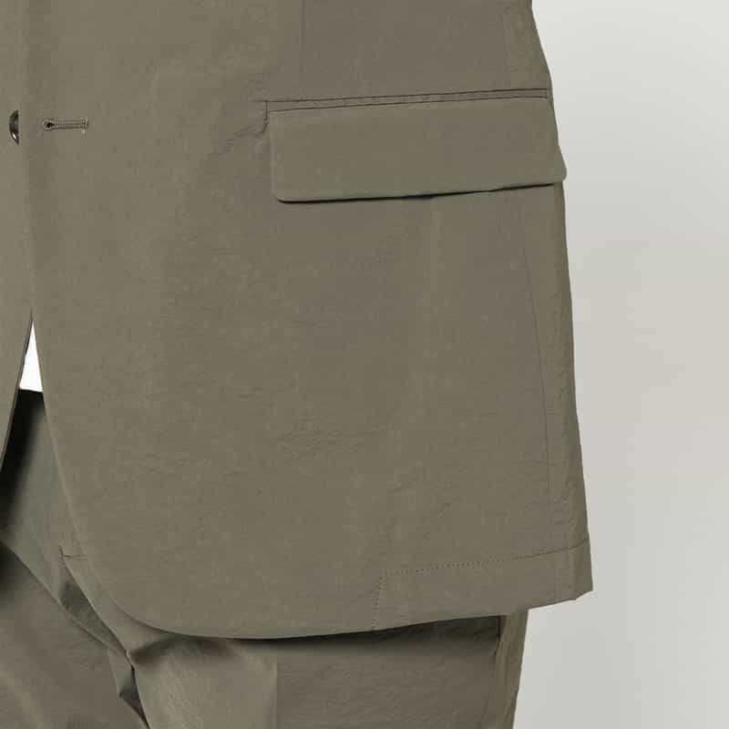 BARNEYS NEW YORK セットアップ ストレッチテーラードジャケット LIGHT GRAY