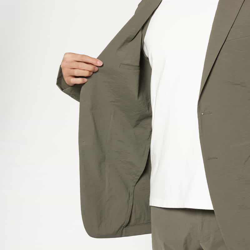 BARNEYS NEW YORK セットアップ ストレッチテーラードジャケット LIGHT GRAY