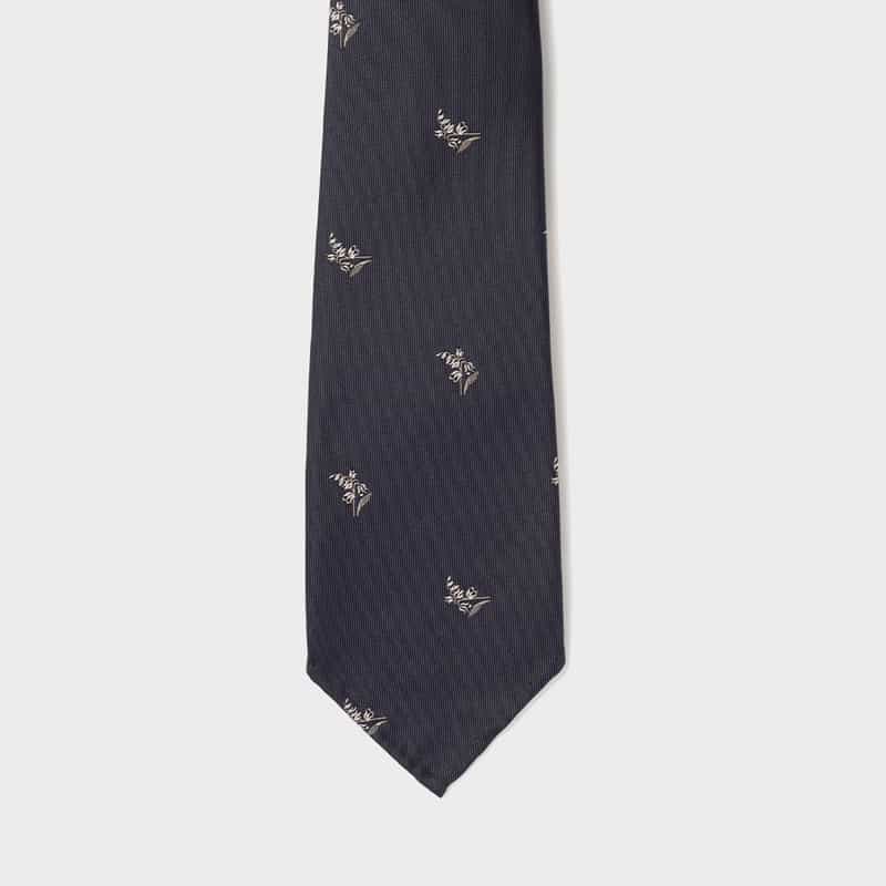 ATTO VANNUCCI FIRENZE ATTO VANNUCCI ＜アット ヴァンヌッチ＞ フラワー柄タイ NAVY