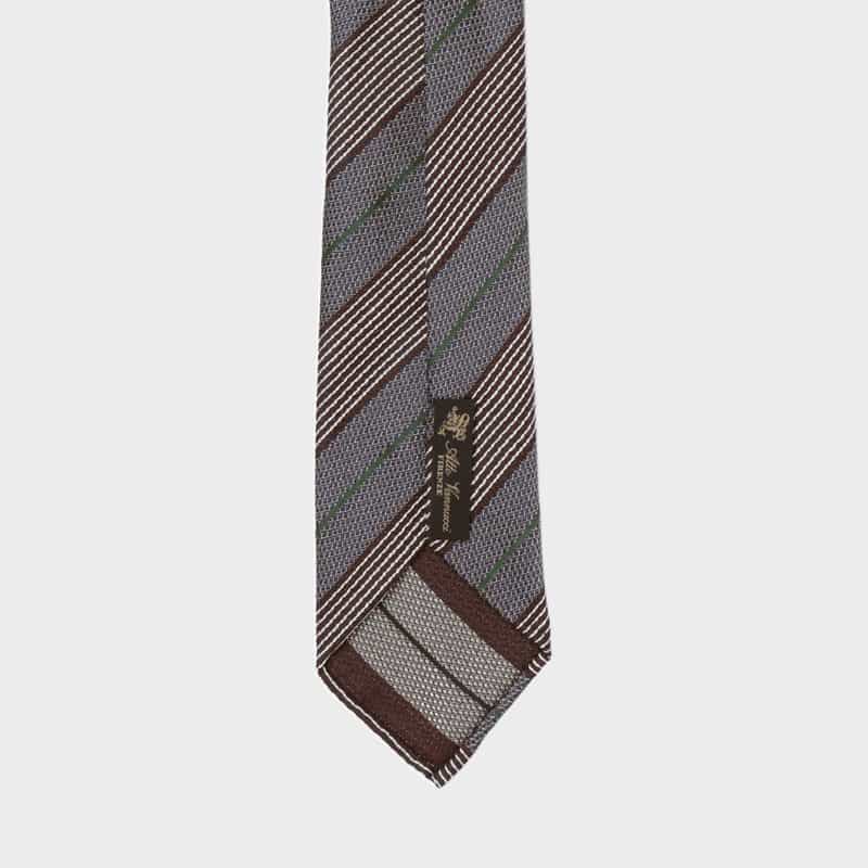 ATTO VANNUCCI FIRENZE ATTO VANNUCCI ＜アット ヴァンヌッチ＞ ストライプ柄タイ BLUE