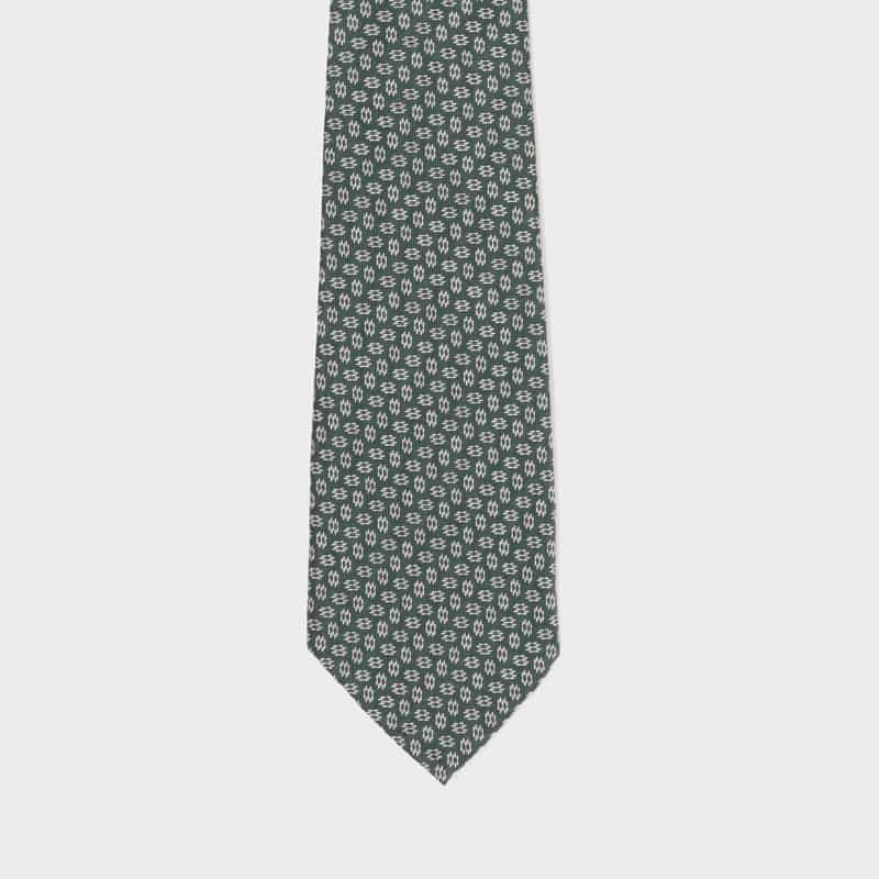 ATTO VANNUCCI FIRENZE ATTO VANNUCCI ＜アット ヴァンヌッチ＞ 小紋柄タイ GRAY