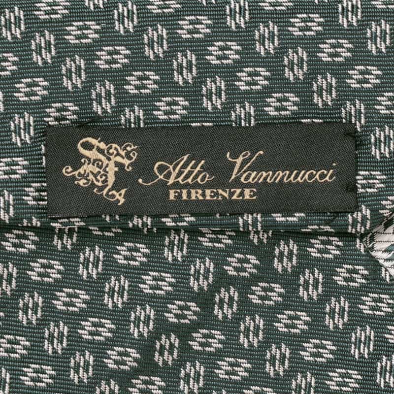 ATTO VANNUCCI FIRENZE ATTO VANNUCCI ＜アット ヴァンヌッチ＞ 小紋柄タイ GRAY