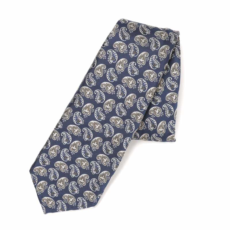 ATTO VANNUCCI FIRENZE ATTO VANNUCCI ＜アット ヴァンヌッチ＞ ペイズリー柄タイ NAVY