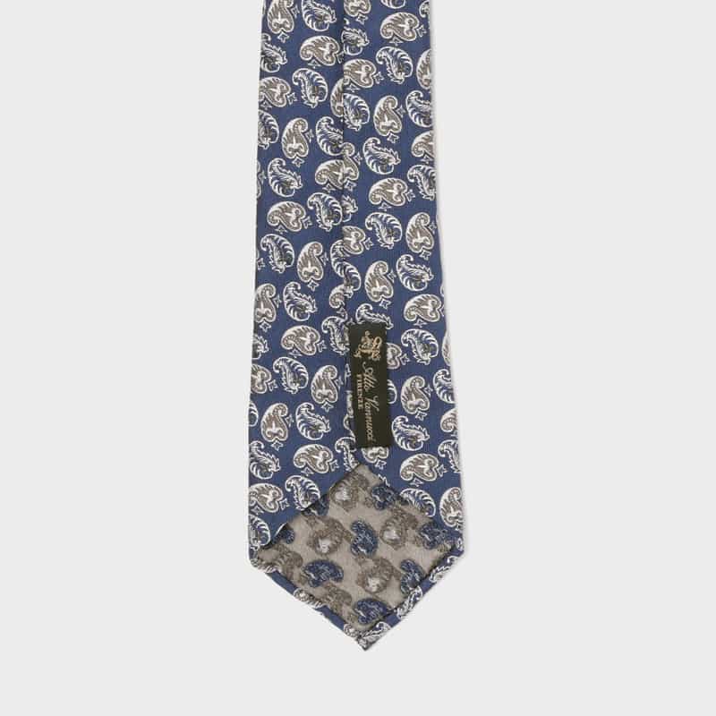 ATTO VANNUCCI FIRENZE ATTO VANNUCCI ＜アット ヴァンヌッチ＞ ペイズリー柄タイ NAVY