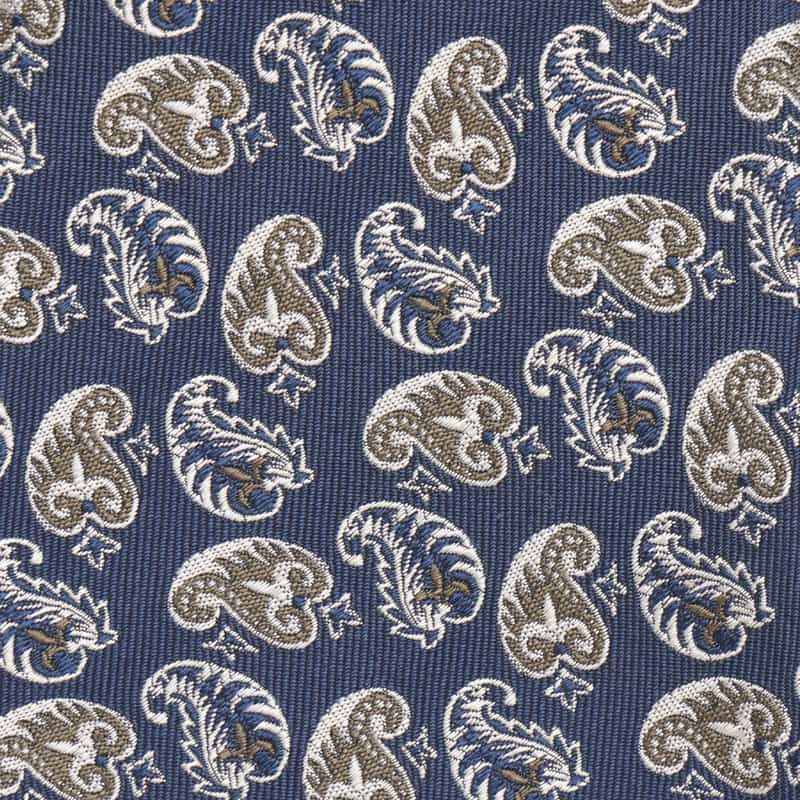 ATTO VANNUCCI FIRENZE ATTO VANNUCCI ＜アット ヴァンヌッチ＞ ペイズリー柄タイ NAVY