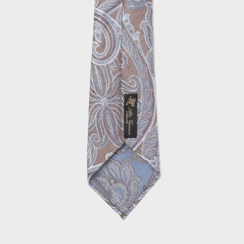 ATTO VANNUCCI FIRENZE ATTO VANNUCCI ＜アット ヴァンヌッチ＞ ペイズリー柄タイ GRAY