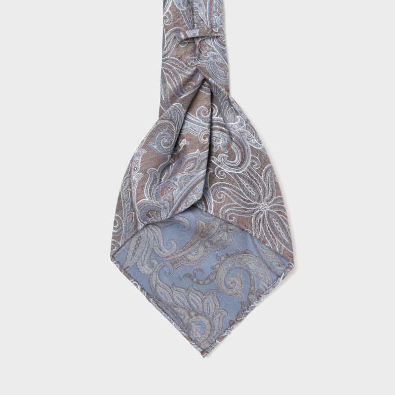 ATTO VANNUCCI FIRENZE ATTO VANNUCCI ＜アット ヴァンヌッチ＞ ペイズリー柄タイ GRAY