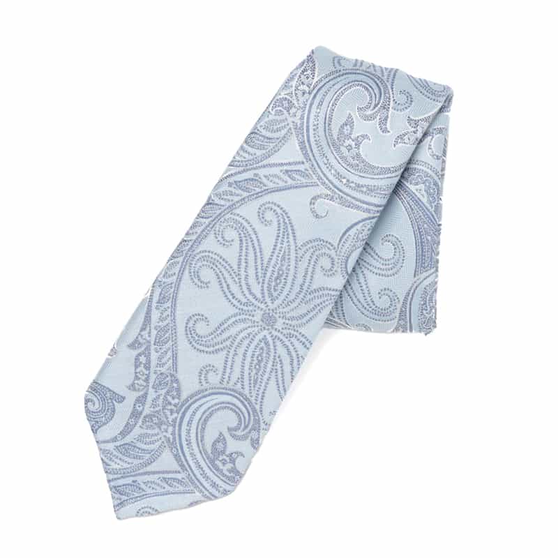 ATTO VANNUCCI FIRENZE ATTO VANNUCCI ＜アット ヴァンヌッチ＞ ペイズリー柄タイ LIGHT BLUE