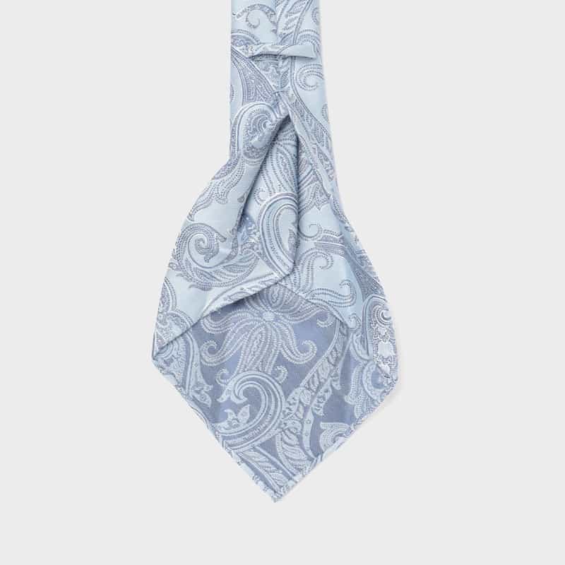 ATTO VANNUCCI FIRENZE ATTO VANNUCCI ＜アット ヴァンヌッチ＞ ペイズリー柄タイ LIGHT BLUE