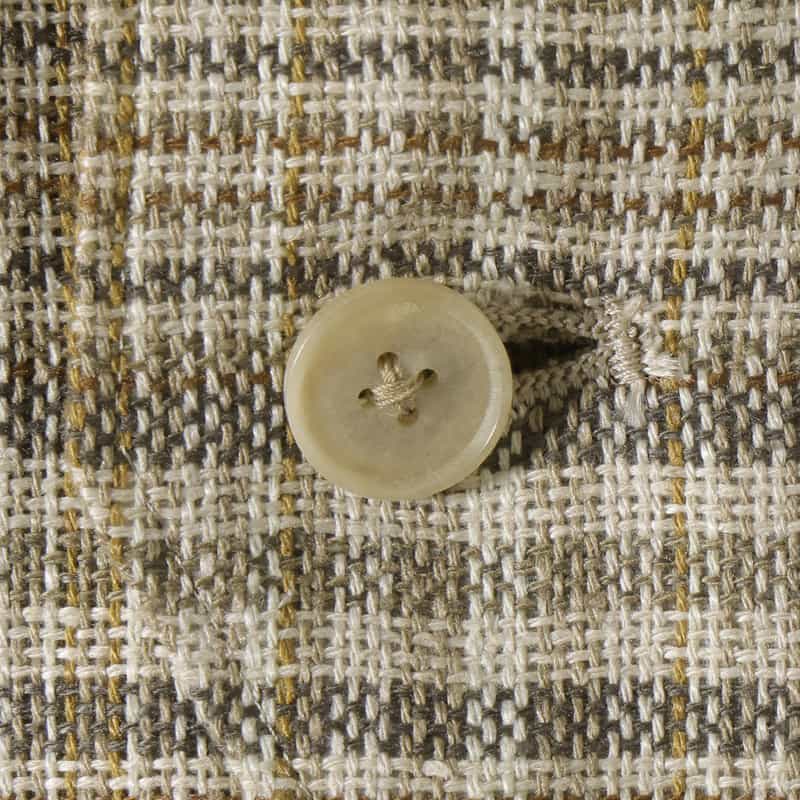 AURALEE AURALEE＜オーラリー＞ シルクリネン素材チェック柄ジップアップブルゾン LT BEIGE