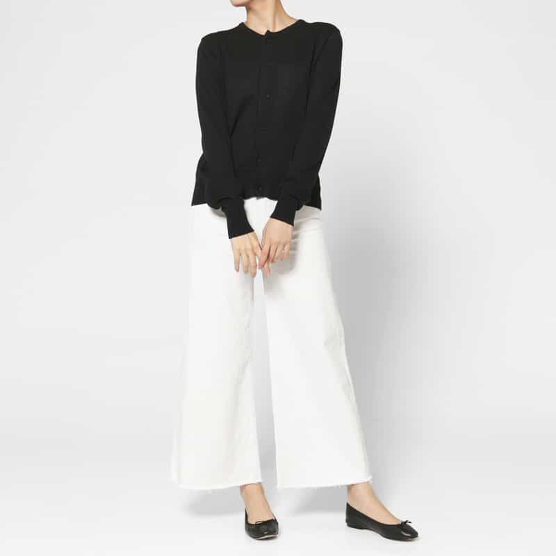 AURALEE AURALEE＜オーラリー＞ カシミヤ ニットカーディガン BLACK