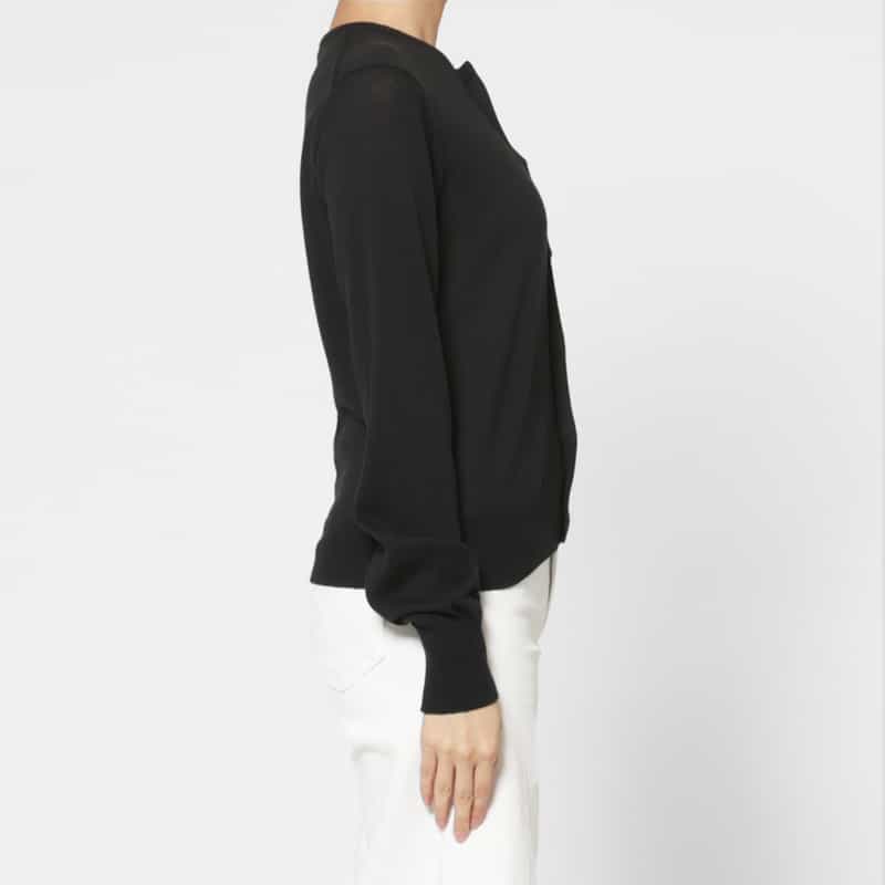 AURALEE AURALEE＜オーラリー＞ カシミヤ ニットカーディガン BLACK