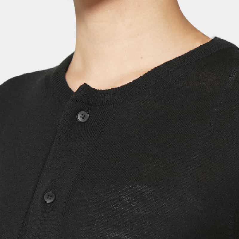 AURALEE AURALEE＜オーラリー＞ カシミヤ ニットカーディガン BLACK