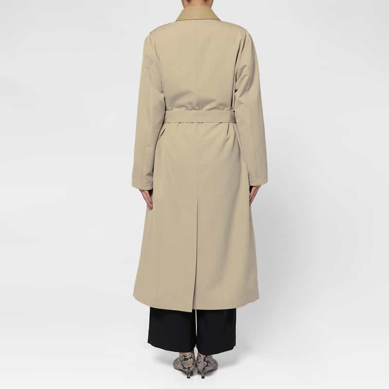 AURALEE AURALEE ＜オーラリー＞ ウールキャンバス素材 ベルテッドコート LIGHT GRAY