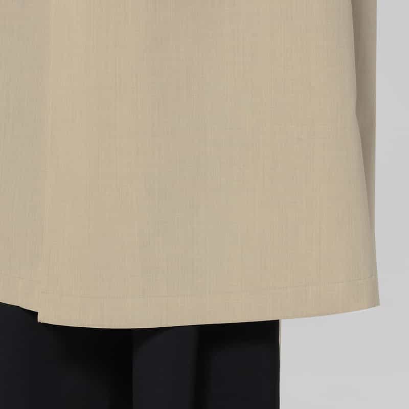 AURALEE AURALEE ＜オーラリー＞ ウールキャンバス素材 ベルテッドコート LIGHT GRAY