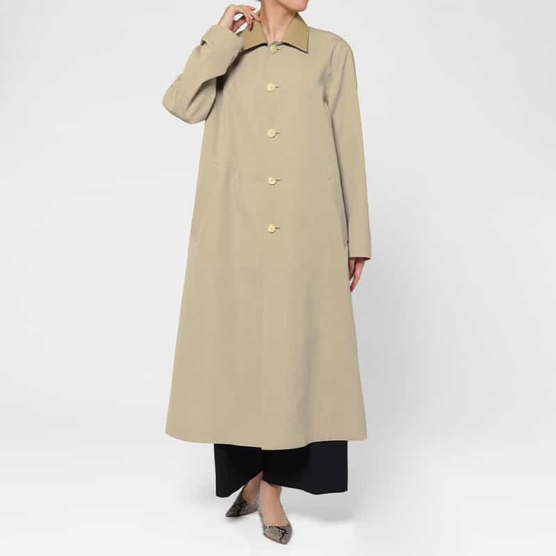 AURALEE AURALEE ＜オーラリー＞ ウールキャンバス素材 ベルテッドコート LIGHT GRAY