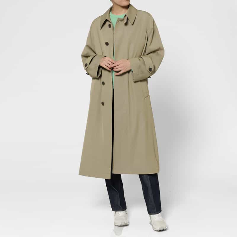 AURALEE AURALEE＜オーラリー＞ ウールギャバジンコート GREIGE