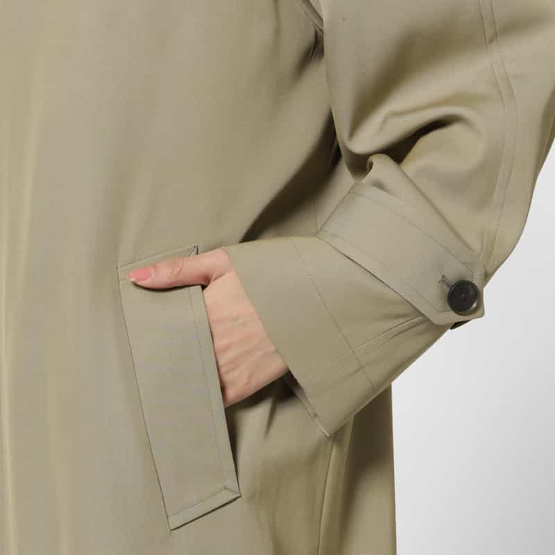 AURALEE AURALEE＜オーラリー＞ ウールギャバジンコート GREIGE