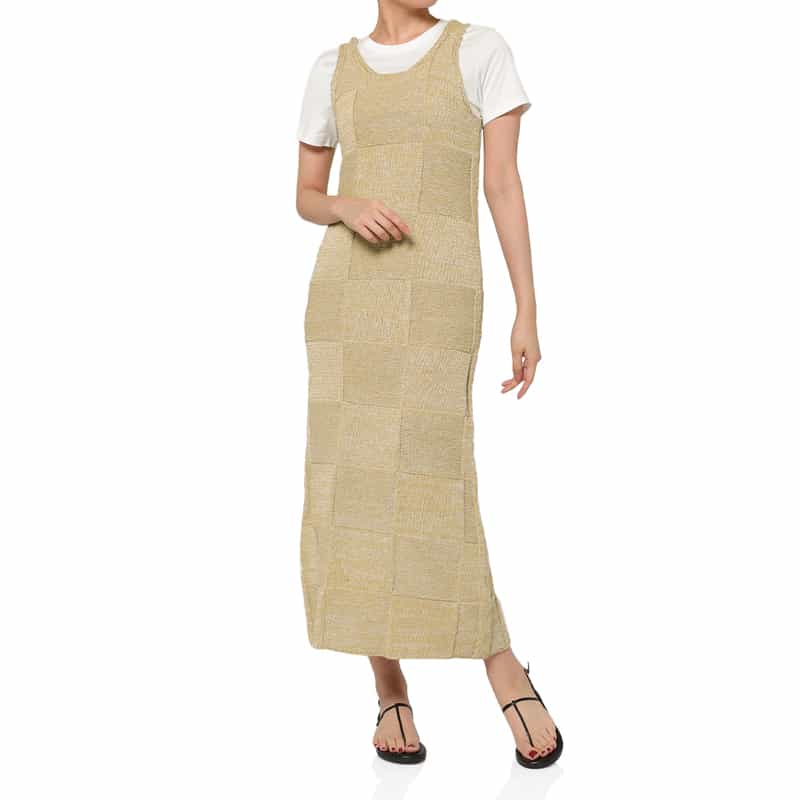 AURALEE ＜オーラリー＞ パネルニットドレス