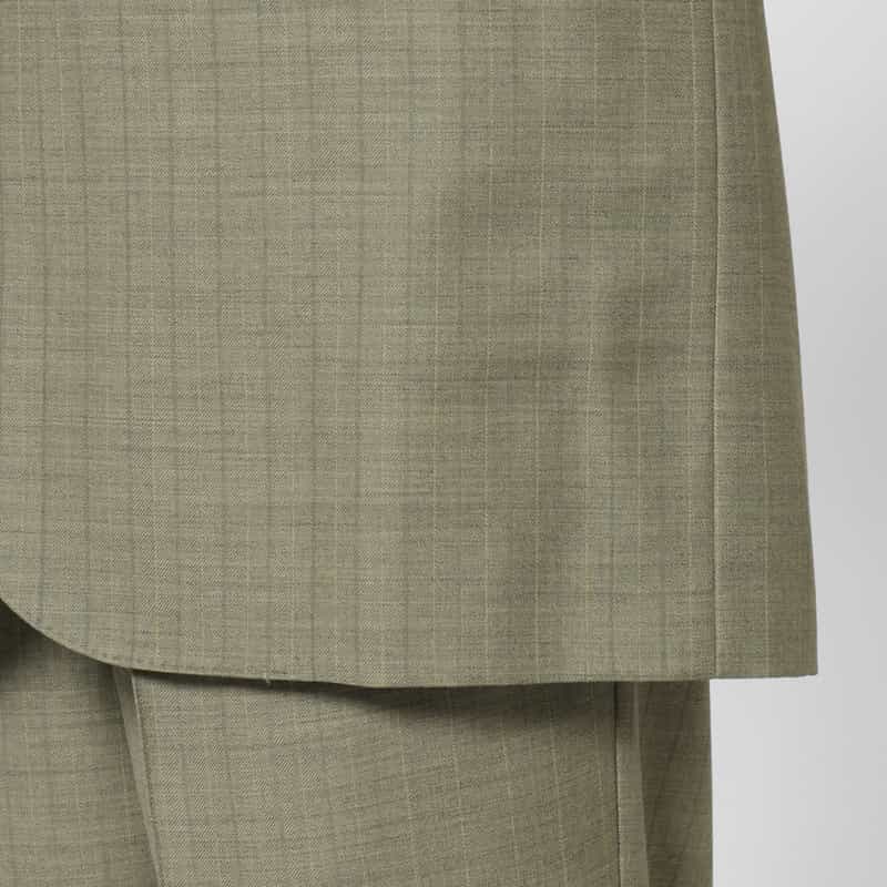 AURALEE AURALEE＜オーラリー＞ ブルーフェイスウール チェック柄テーラードジャケット GRAY