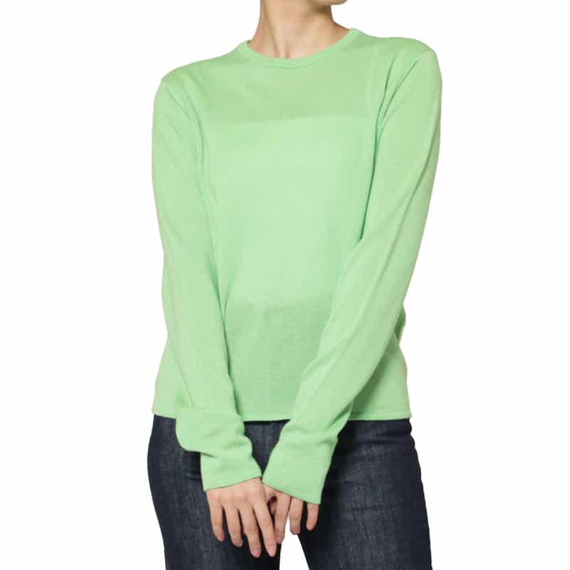 AURALEE＜オーラリー＞ カシミヤシルク シアーニットプルオーバー