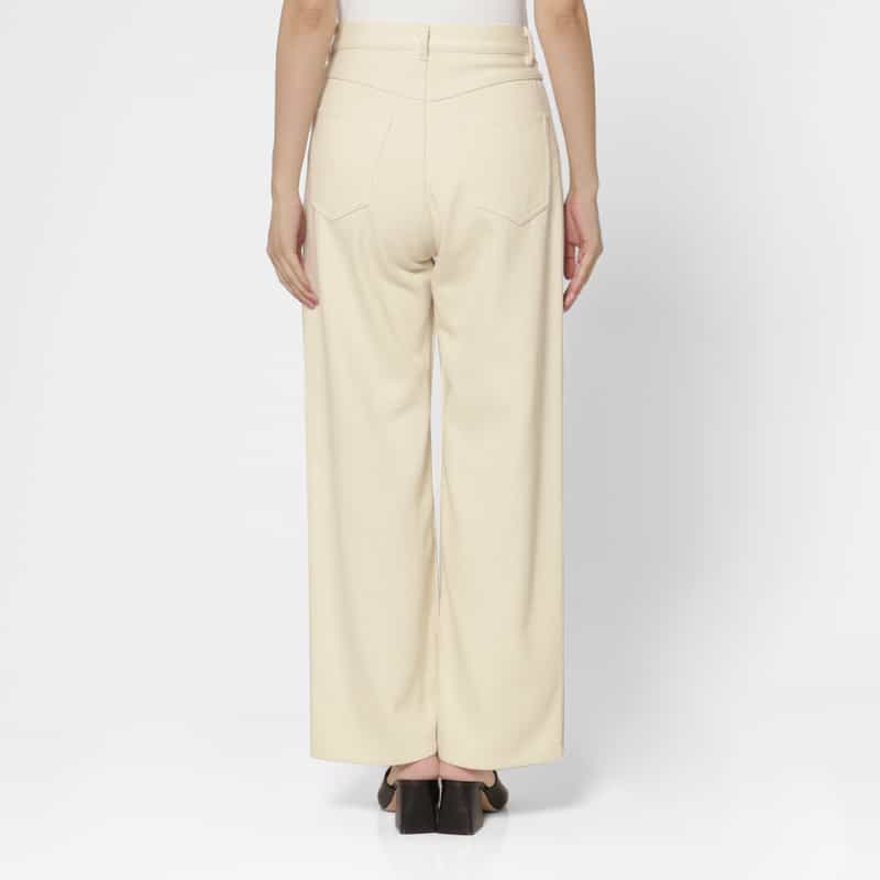 AURALEE AURALEE＜オーラリー＞ ワイドデニムパンツ IVORY