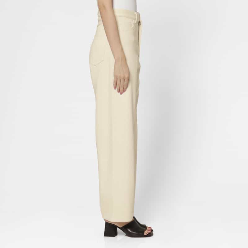 AURALEE AURALEE＜オーラリー＞ ワイドデニムパンツ IVORY