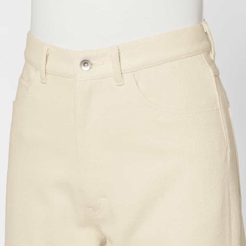 AURALEE AURALEE＜オーラリー＞ ワイドデニムパンツ IVORY