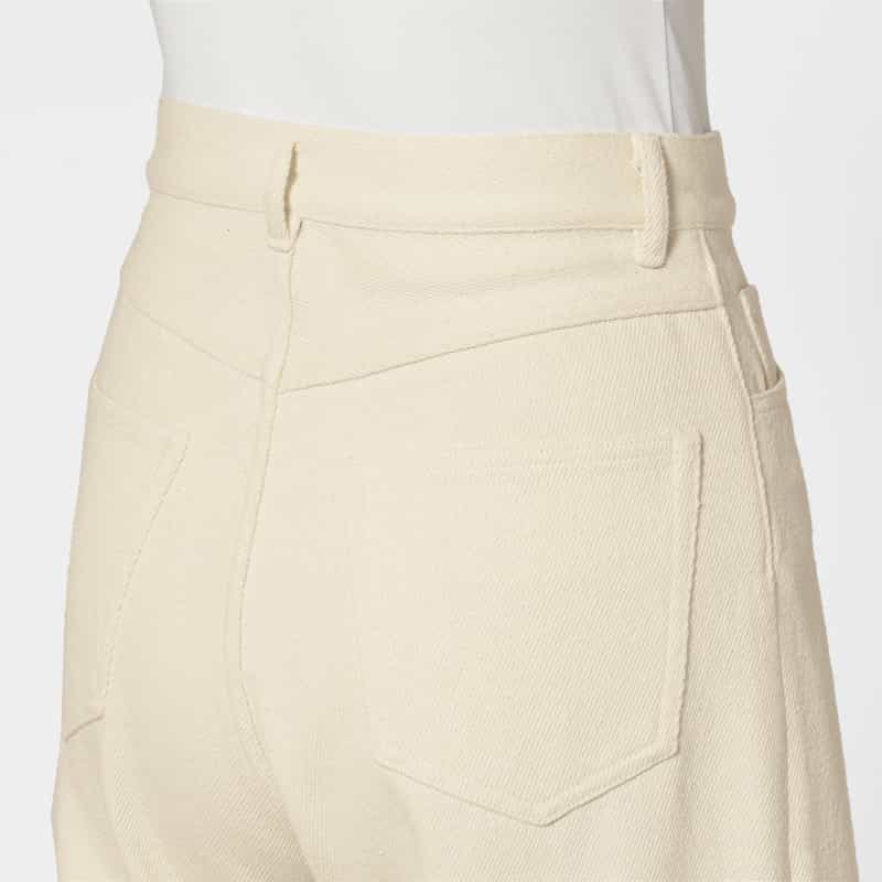 AURALEE AURALEE＜オーラリー＞ ワイドデニムパンツ IVORY